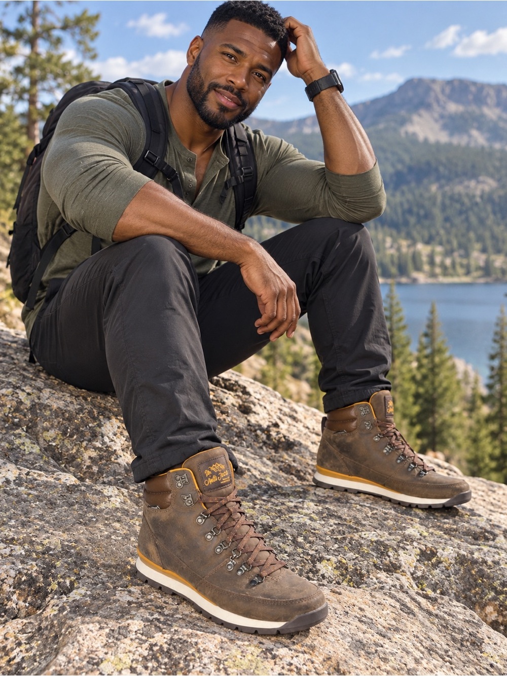 The North Face Back-To-Berkeley Redux Leather Boots Men’s 9 Brown Waterproof